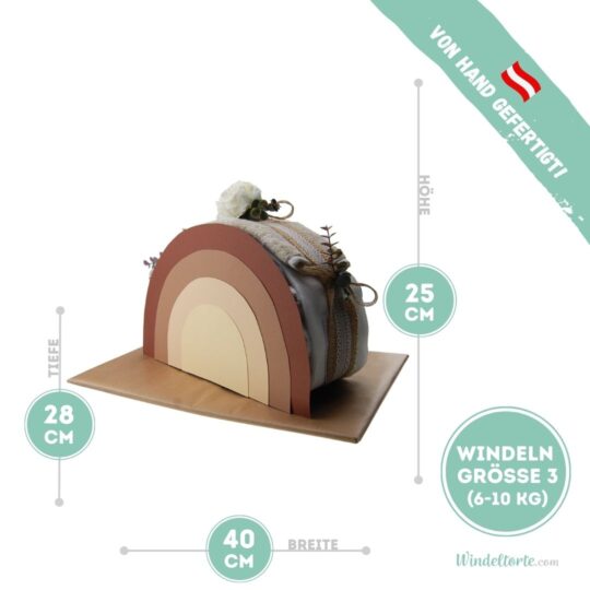 Windelregenbogen-Neutral-Masse